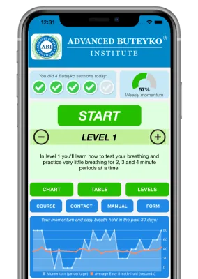 The Advanced Buteyko app
